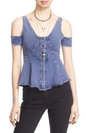 Free People Little House Cold Shoulder Top at Nordstrom