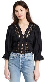 Free People Louella Embroidered Top at Shopbop