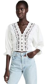 Free People Louella Embroidered Top at Shopbop