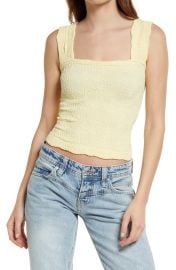 Free People Love Letter Floral Knit Camisole at Nordstrom