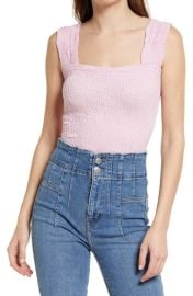 Free People Love Letter Floral Knit Camisole at Nordstrom