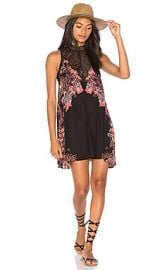 Free People Marsha Printed Slip in Black Combo from Revolve com at Revolve