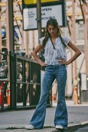 Free People Mermaid Mid-Rise Flare Jean Low Tide Size 28 eBay at eBay