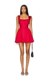 Free People Midnight Magic Mini Dress In Red Dahlia Combo at Revolve