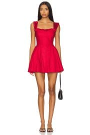 Free People Midnight Magic Mini Dress In Red Dahlia Combo at Revolve