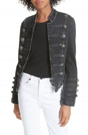 Free People Military Denim Jacket   Nordstrom at Nordstrom