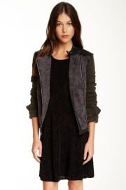 Free People Mixed Media Jacket at Nordstrom Rack