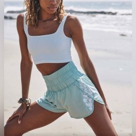 Free People Movement The Way Home Logo Shorts at Nordstrom