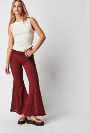 Free People Neptunes Net Crochet Flare Pants at Free People