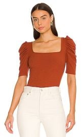 Free People Night Lily Top in Sienna at Revolve