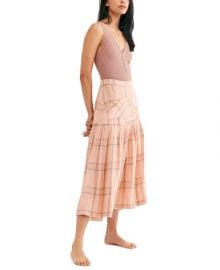 Free People Plaid Fever Midi Skirt   Reviews - Skirts - Women - Macy s at Macys