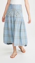 Free People Plaid Forever Midi Skirt at Shopbop