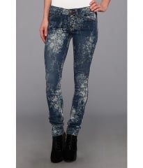 Free People Printed Elle Jean in Indigo Combo Indigo Combo at 6pm