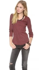 Free People Printed Thermal Top at Shopbop