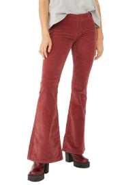 Free People Pull-On Flare Corduroy Pants at Nordstrom