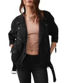 Free People Rebel Rebel Knit Moto Jacket Bloomingdales at Bloomingdales