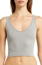 Free People Rib Brami Crop Tank at Nordstrom