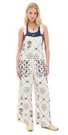 Free People Rising Sun Overalls Solar Ecru S at Shopbop
