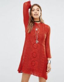 Free People Rosalind Swit Dress In Crochet at asos com at Asos