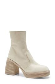 Free People Ruby Platform Bootie in Celeste Blue at Nordstrom  at Nordstrom