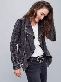 Free People Ruffle Moto Sweater Jacket at Free People