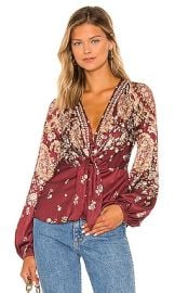 Free People Run Free Tunic in Chocolate Combo at Revolve