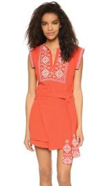 Free People Running Wild Embroidered Mini Dress at Shopbop