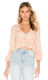 Free People Samifran Top in Peach from Revolve com at Revolve