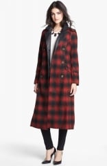 Free People Sargent Plaid Coat at Nordstrom