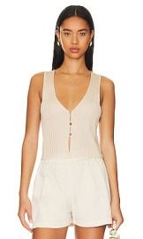 Free People Seascape Vest In Conch Combo at Revolve