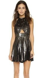 Free People Sequin Stripe Mini Dress at Shopbop