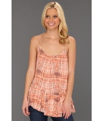 Free People Sierra Tank Coral Combo at 6pm