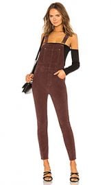 Free People Slim Ankle Cord Overall in Chocolate from Revolve com at Revolve