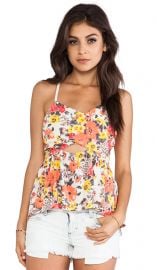 Free People Some Like it Hot Top in Swan Combo  REVOLVE at Revolve