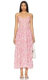 Free People Sweet Nothings Midi Dress In Pink Combo at Revolve