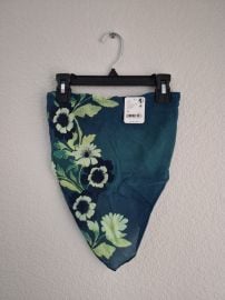 Free People Tops Free People Teal Floral Bandana Crop Top Poshmark at Poshmark