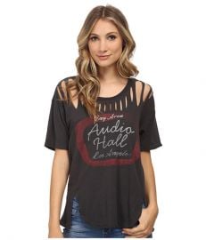 Free People Tri-Blend All Tore Up Graphic Tee Charcoal Combo at 6pm