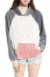 Free People Tri Color Hoodie at Nordstrom