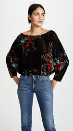 Free People Velvet Slouch Babe Bodysuit at Shopbop