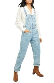 Free People We the Free Ziggy Denim Overalls in Bleach Bloom  at Nordstrom