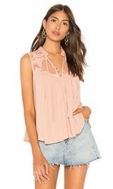 Free People Western Romance Top in Pink from Revolve com at Revolve