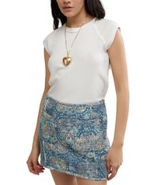 Free People Womens Darla Quilted Mini Skirt - Macys at Macys