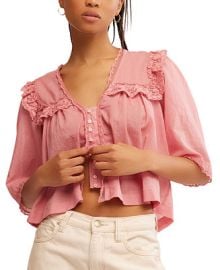 Free People Womens Luna Cropped Top - Macys at Macys