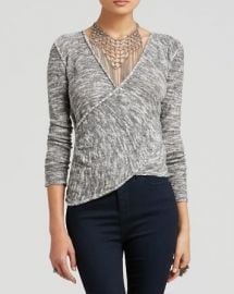 Free People Wrap Sweater - Gotham at Bloomingdales