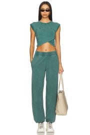 Free People X Fp Movement Hot Shot Crossover Set In Evergreen at Revolve