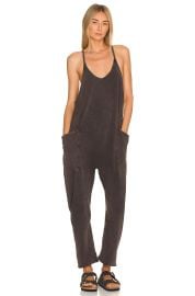 Free People X Fp Movement Hot Shot Onesie In Washed Black at Revolve
