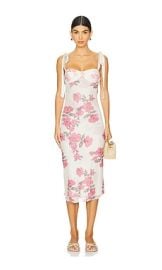 Free People X Intimately Fp Printed Got Slam Slip Dress In Tea Combo at Revolve