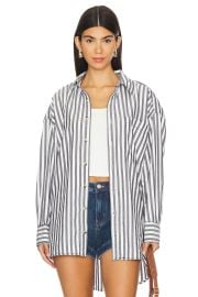 Free People X We The Free Freddie Shirt In Nautical Navy Combo at Revolve