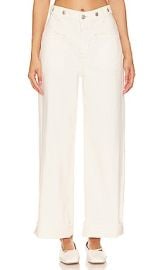Free People X We The Free Palmer Cuffed Wide Leg In Eggshell at Revolve