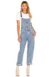 Free People X We The Free Ziggy Denim Overall In Powder Blue at Revolve